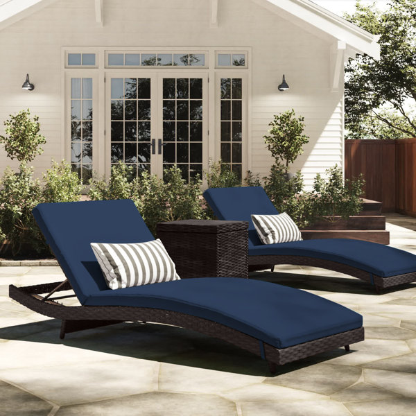 Sol 72 Outdoor™ Fernando All Weather Wicker Chaise Lounge Set & Reviews